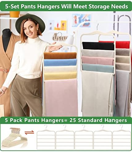 Magic Pants Velvet Hangers for Organization and Storage - Image 3