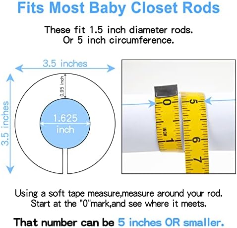 Pro Goleem Baby Closet Dividers Blue Baby Closet Organizer - Image 2