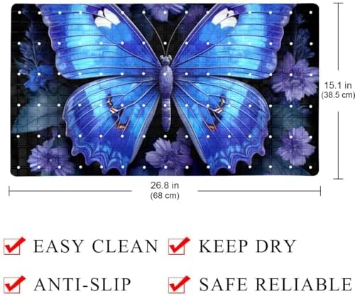 Baby Bath Mat Non Slip 26.8"x15.1" Bathtub Mat - Image 4