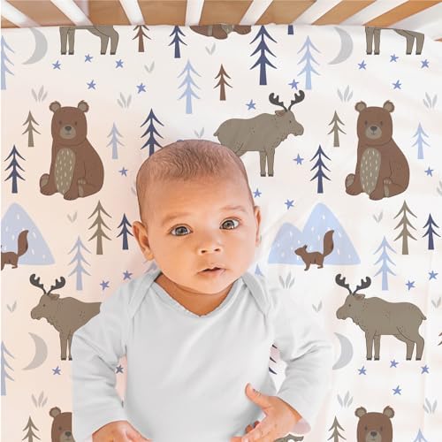The Peanutshell 3 Piece Baby Crib Bedding Set - Image 3