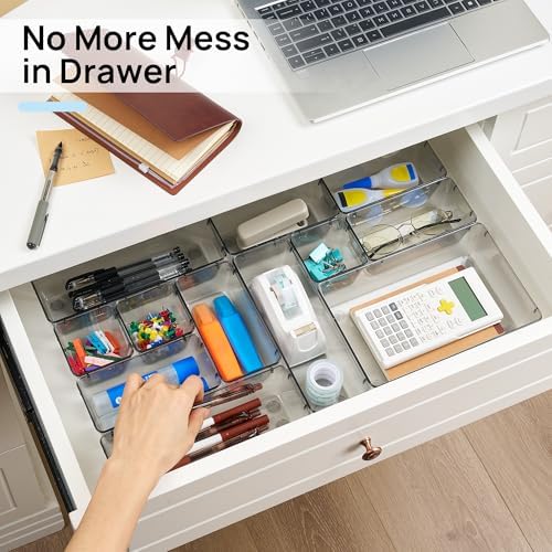 Vtopmart 25 Pack Plastic Drawer Organizers - Image 4