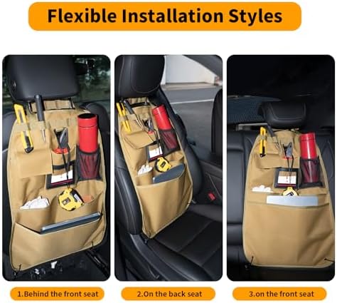 Back Seat Car Organizer with Car Storage Bags, Universal Car Organizers and - Image 6