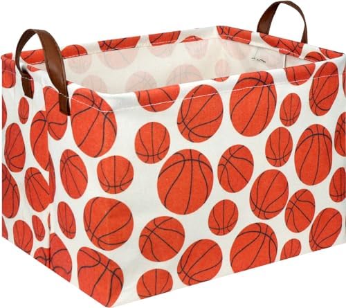 NTAOHAMPER Rectangular Basketball Storage Basket, Storage Bin by NTAOHAMPER