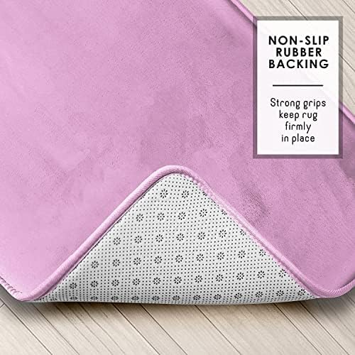 Clara Clark 3 Piece Bathroom Rugs Bath Mat Set, Velvet Memory Foam Bath Mats - Image 4