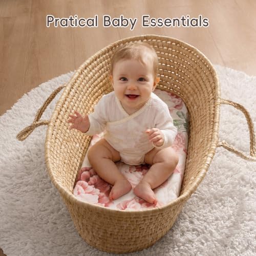 david's kids 3 Pack Bassinet Sheets, Ultra Soft Breathable Comfortable Baby - Image 3