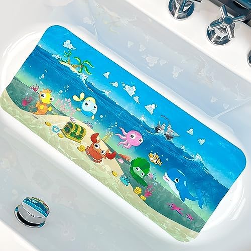 Cute Cartoon Non-Slip Bath Mat for Tub - Image 3