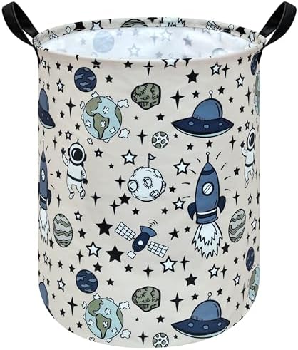 Round Laundry Basket Storage Bins Nursery Hamper Gift Baskets by VAIVUSTO