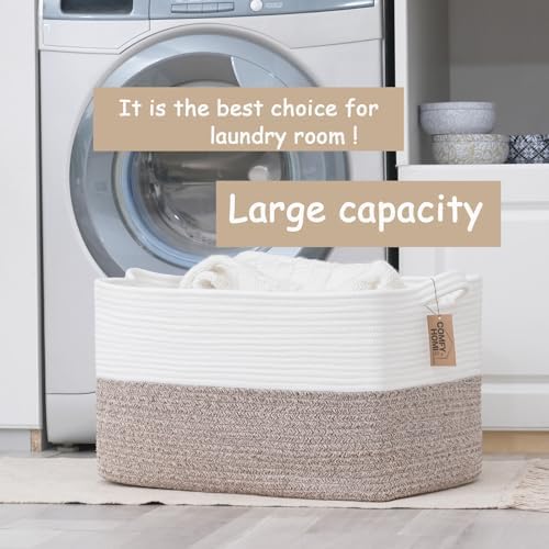 COMFY-HOMI Large Rectangular Blanket, Cotton Rope Woven - Image 5