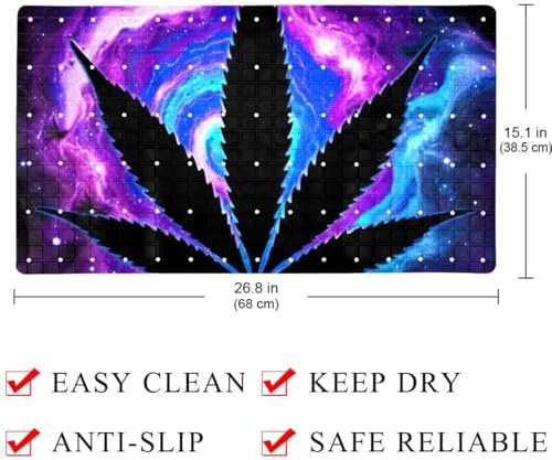 Non Slip Shower Mat Bathtub Mat 15.1x26.8 Inch, Quick Dry Bath Mat - Image 4
