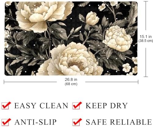 Bath Tub Shower Mat, Washable Bathtub Floor Mats, Suction Cups and Drain Holes - Image 4