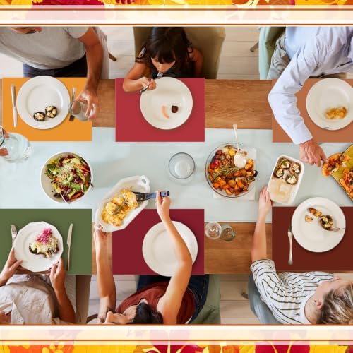 Fullhawl 120 Pcs Valentine's Day Paper Placemats Disposable Placemats - Image 7