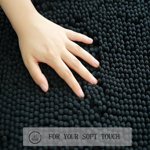 3 Piece Bathroom Rugs Set, Non-Slip Bath Mats - Image 6
