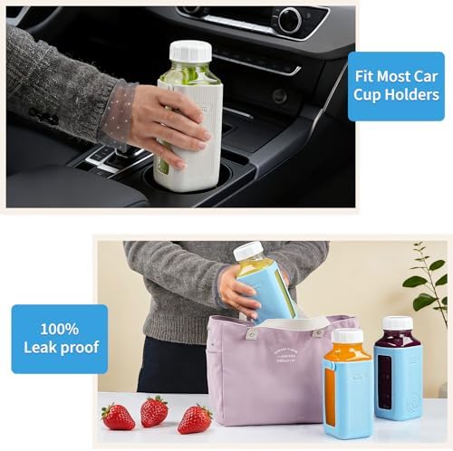 Syntic 2 Pack 16 Oz Glass Breastmilk Storage Bottles - Image 5