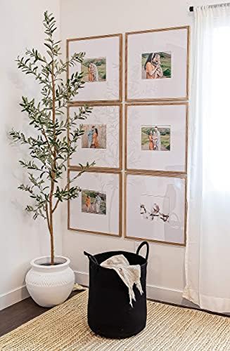 OrganiHaus Tall Cotton Rope Laundry Basket & Hamper, Blanket Storage 52L - Image 5