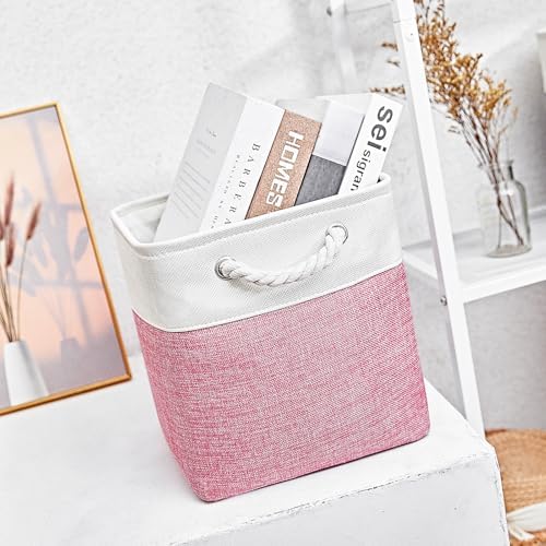 Cube Storage Bins, Collapsible Fabric Storage Cubes Bins, 11 Inch Cube Storage - Image 3
