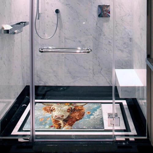 Non Slip Bathtub and Shower Mat 26.8x15.1 inch, Bath Mat - Image 6