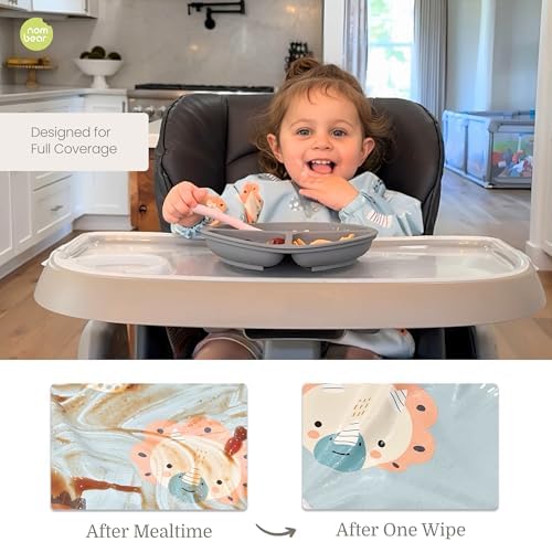 Waterproof Smock Baby Bibs for Eating - Image 2
