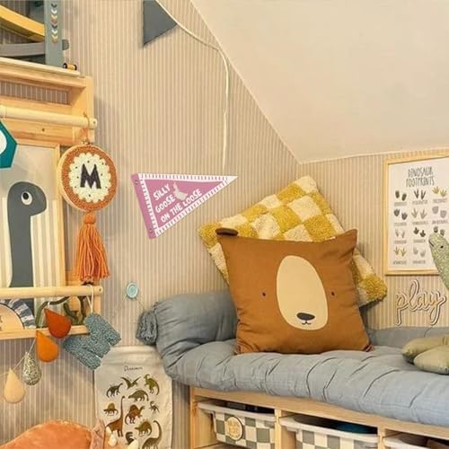 Silly Goose Pennant Banner Flags Toddler Nursery Playroom Wall Decor - Image 5