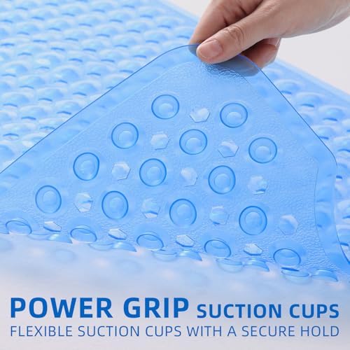 ZHICHENG Bath Tub and Shower Mats, Non-Slip 39 x 16 Inch Extra Long Bath Mat - Image 2