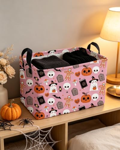 Essme Rectangular Halloween Basket, Gift Basket. - Image 5