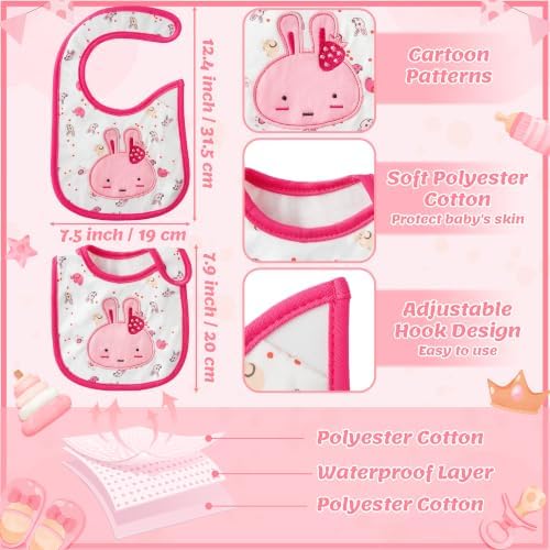 Cotton Waterproof Baby Bibs - Image 3