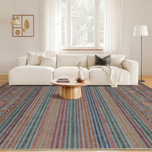 Nakagishi Boho 5x7 Area Rug Living Room Rugs Machine Washable Multi Color - Image 4