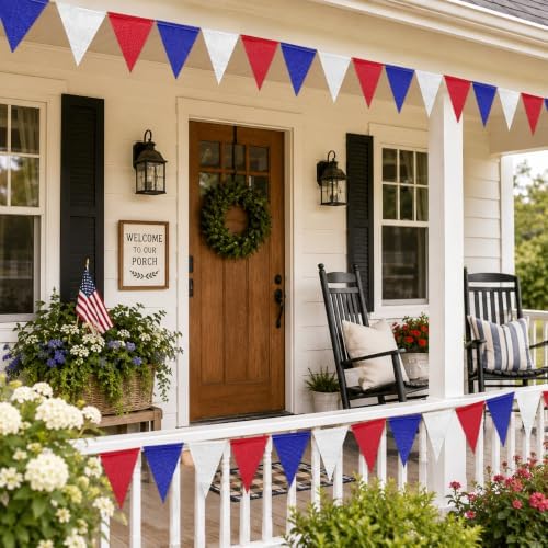 G2PLUS Triangle Flag Bunting, Pennant Banner and Decorative Garland - Image 6