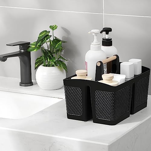 rejomiik Portable Shower Caddy Basket Plastic Cleaning Caddy Organizer Storage - Image 2