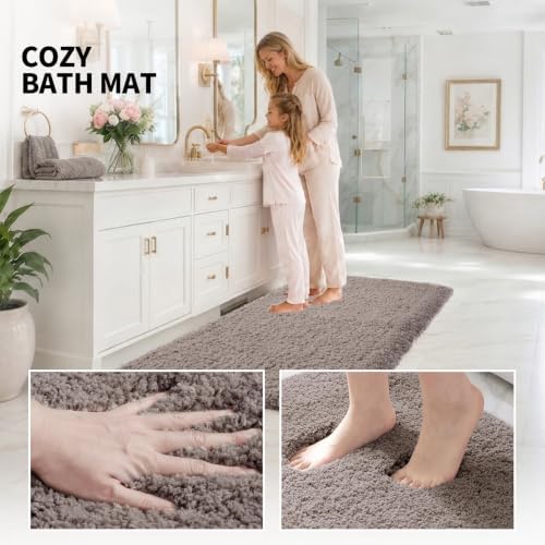 ILANGO Bathroom Rugs 32" × 20", Extra Soft Absorbent Microfiber Bath Rugs - Image 5