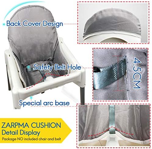 ZARPMA Seat Covers Cushion for IKEA Antilop Highchair, Washable Foldable Baby - Image 2