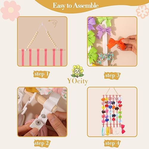 YOcity Bow Holder for Girls Hair Bows Baby Headband Holder - Image 5