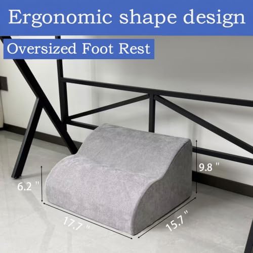 Foot Rest for Under Desk at Work.Multifunctional 3-Tier Foot Stool - Image 2