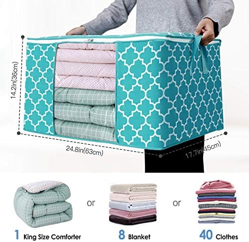 Storage Bags 100L 3Pack Clothes Organization and Storage Containers - Image 4