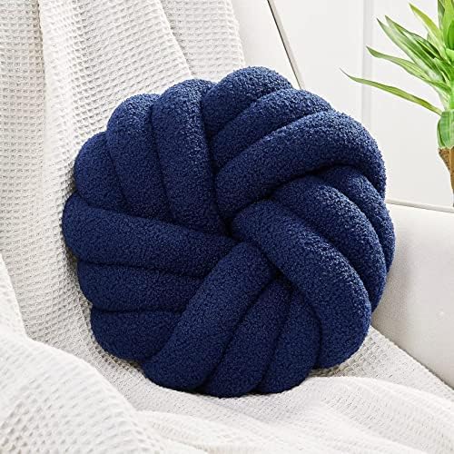 Uvvyui Knot Pillows, 14 Inch Decorative Throw Pillows Round Pillows Cushion by Uvvyui
