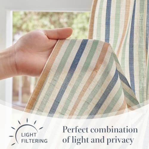 jinchan Linen Boxter Stripe Valances - Image 7