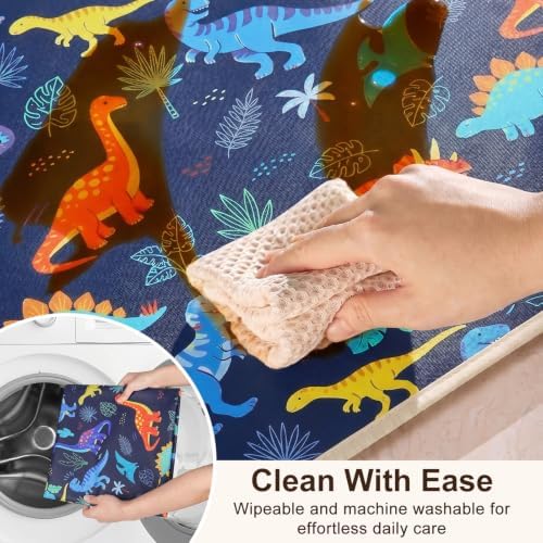Basumee Splat Mat for Under High Chair, Waterproof & Mess-Proof Floor Mat - Image 3