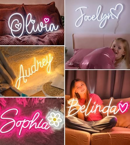 CIONAOR Custom Personalized LED Neon Name Sign - Image 5