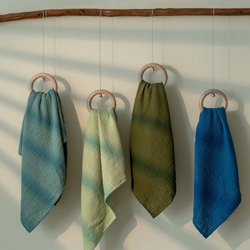 Muslin Receiving Blankets 5 Pack, Soft Swaddle Wraps - Image 6