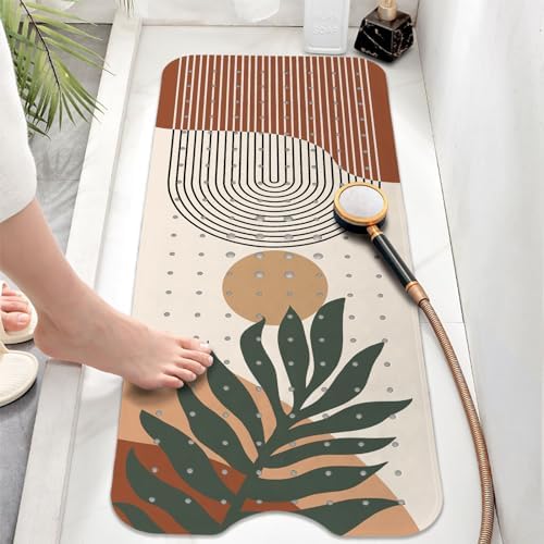 Rainbow Bathtub Mat Non Slip, Boho Baby Bath Mat - Image 2