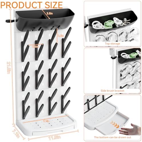 SuoXing Vertical Baby Bottle Drying Rack - Image 3