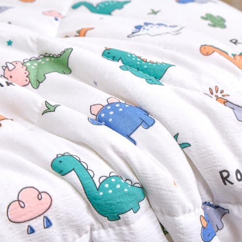 Caressma Toddler Bedding Set Dinosaur Pattern Nursery Comforter - Image 5