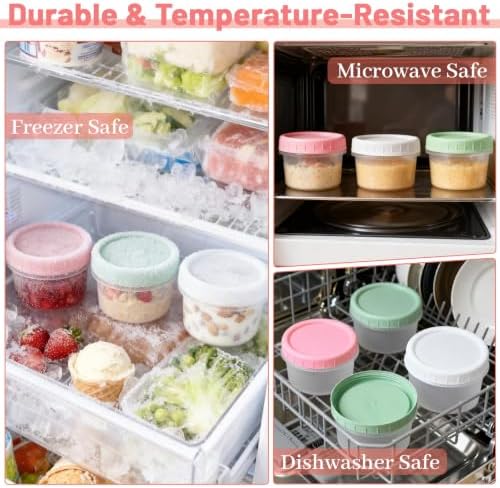 24 Pack 4 oz Small Plastic Containers - Image 4