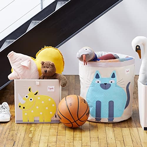 3 Sprouts Toy Storage Cube Bin, Foldable Storage Box - Image 6