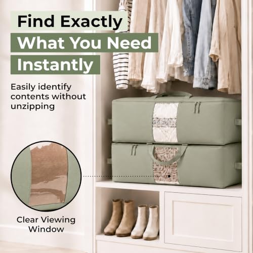 Soft Canvas Storage Bags with Zipper. Thick Breathable - Image 5