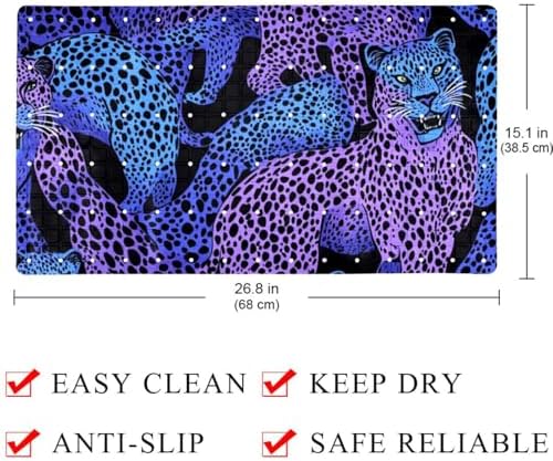 Shower Mat Bathtub Mat, 26.8x15.1 inch, Non-Slip Bath Mat - Image 3