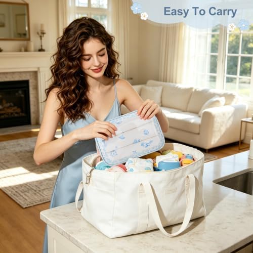YOPCDJ 3PCS Diaper Bag Organizer Pouch Set, TSA Approved Toiletry Bag, Purse - Image 2