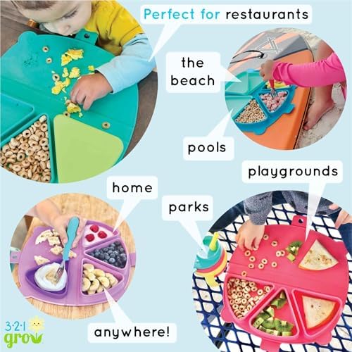 Silicone On-The-Go Snack Mat – Foldable Reusable Placemat - Image 5