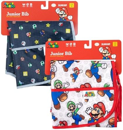 Bumkins Nintendo Super Mario Short Sleeve Bib - Image 6