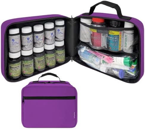 Large Pill Bottle Organizer & Medicine Bag by StarPlus2