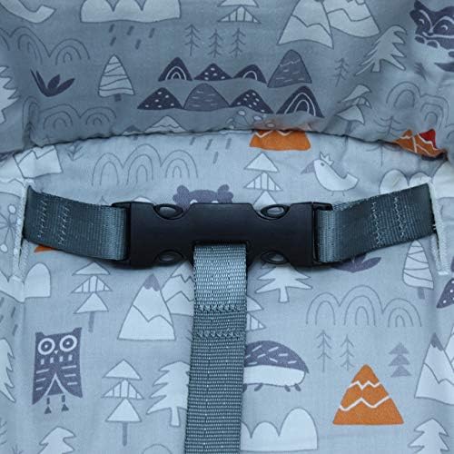ZARPMA Cotton Seat Covers for IKEA Antilop Highchair, Forest Pattern Foldable - Image 5